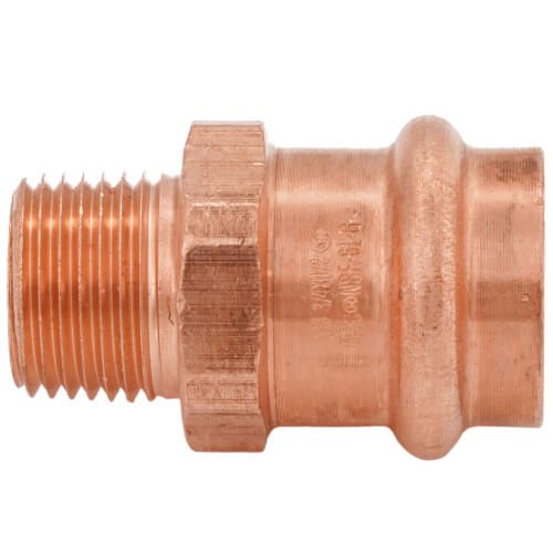 Main product image of 3/4" Press x 1/2" Male Copper Adapter