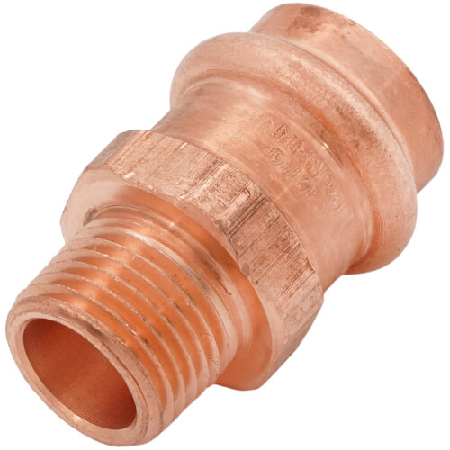 Main product image of 3/4" Press x 1/2" Male Copper Adapter