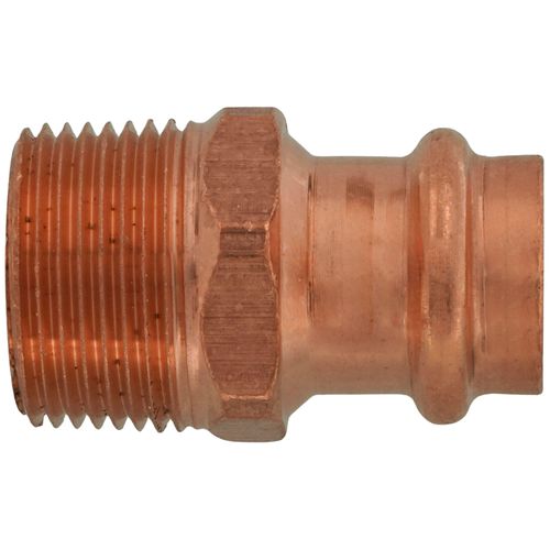 Main product image of 3/4" Press x 1" Male Copper Adapter