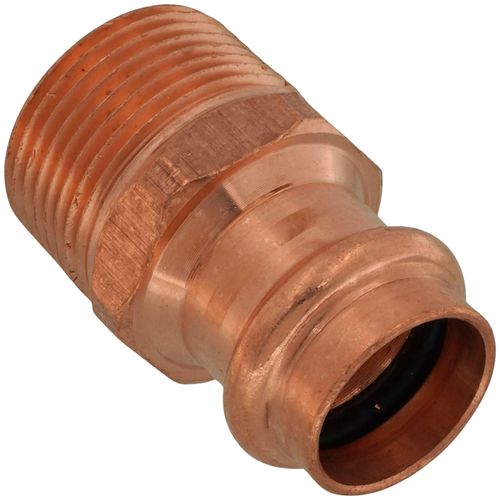 Main product image of 3/4" Press x 1" Male Copper Adapter