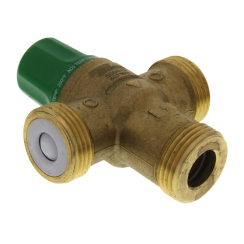 Main product image of 3/4" Sweat Union 5003 Mixing Valve w/ Gauge (Low Lead)