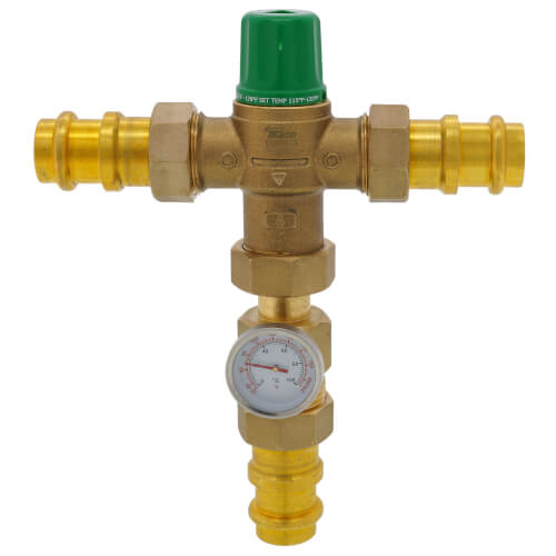 Main product image of 3/4" Press 5003 Mixing Valve w/ Gauge (Low Lead)