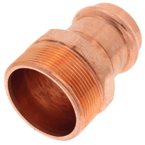 Main product image of 1-1/2" Press x 2" Male Copper Adapter