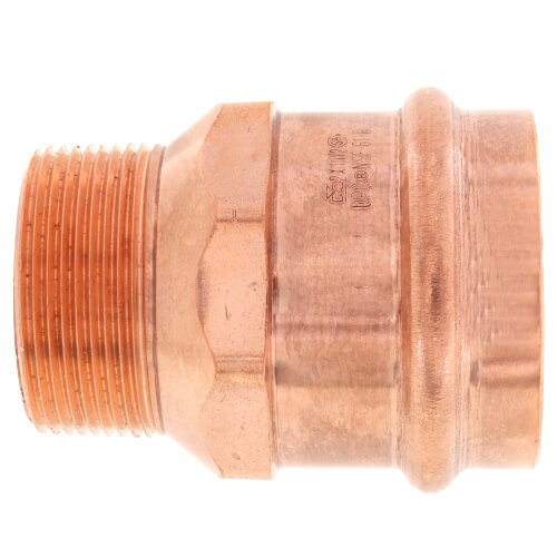 Main product image of 2" Press x 1-1/2" Male Copper Adapter