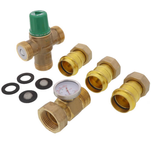 Main product image of 1" Press 5004 Mixing Valve w/ Gauge (Low Lead)