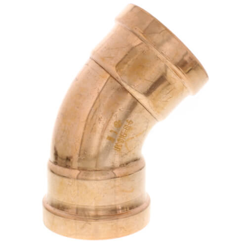 Main product image of 3" Press Copper 45° Elbow