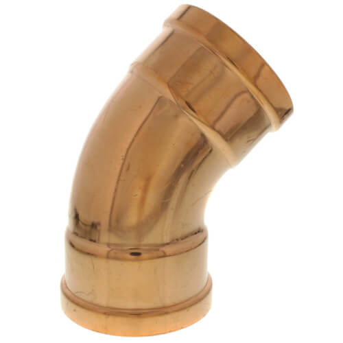 Main product image of 4" Press Copper 45° Elbow