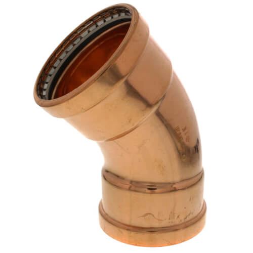 Main product image of 4" Press Copper 45° Elbow