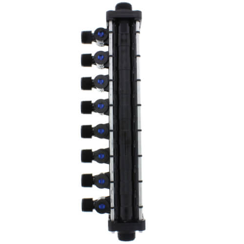 Main product image of 1/2", 8 Port Zero Lead PolyAlloy PEX Crimp MINIBLOC