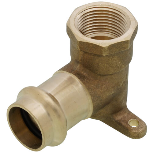 Main product image of 3/4" Press x Female Copper 90° 3 Hole Drop Ear Elbow