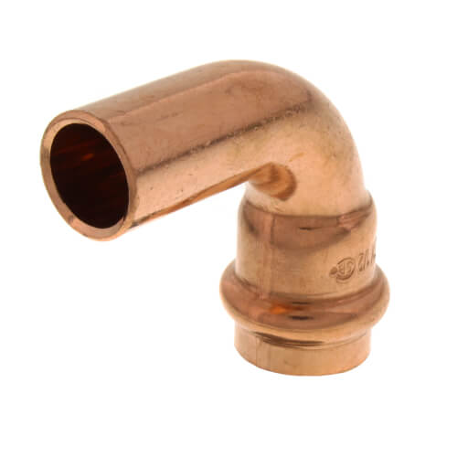 Main product image of 1/2" Press Copper 90° Street Elbow (FTG x Press)