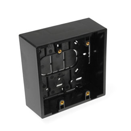 Main product image of Surface-mount Back Box, Dual-Gang, 1.89" Box Depth (Black)