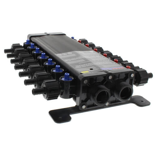 Main product image of 1/2", 14 Port PolyAlloy Crimp MANABLOC (6 hot, 8 cold)