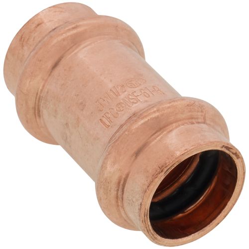 Main product image of 1/2" Press Copper Coupling, No-Stop