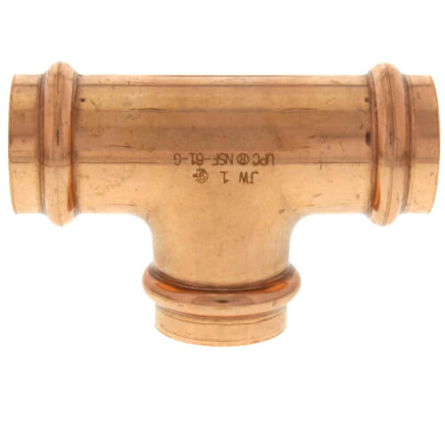 1" Press Copper Tee