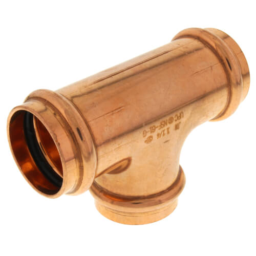 1-1/4" Press Copper Tee