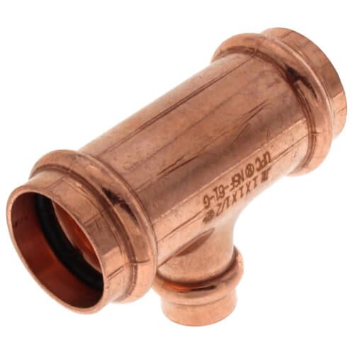 1" x 1" x 1/2" Press Copper Tee