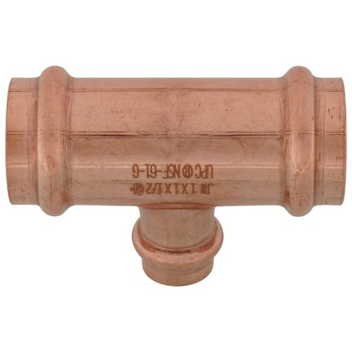 Main product image of 1" x 1" x 1/2" Press Copper Tee