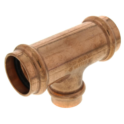 1" x 1" x 3/4" Press Copper Tee
