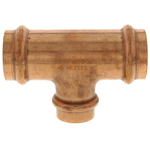 1" x 1" x 3/4" Press Copper Tee