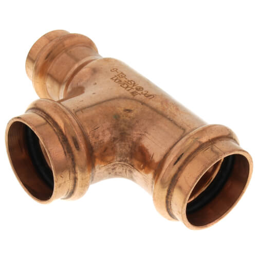 1" x 3/4" x 1" Press Copper Tee