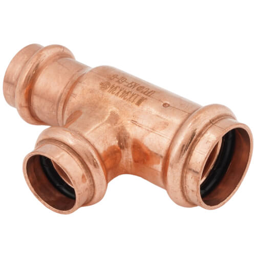 1" x 3/4" x 3/4" Press Copper Tee