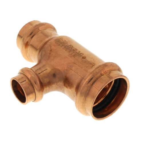 1" x 3/4" x 1/2" Press Copper Tee