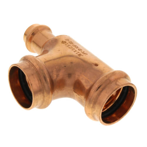 1" x 1/2" x 1" Press Copper Tee