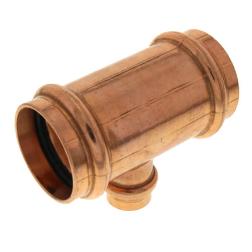 1-1/4" x 1-1/4" x 1/2" Press Copper Tee