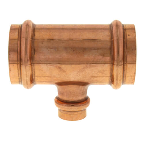 1-1/4" x 1-1/4" x 1/2" Press Copper Tee