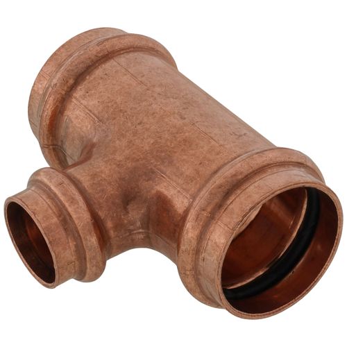 Main product image of 1-1/4" x 1-1/4" x 3/4" Press Copper Tee