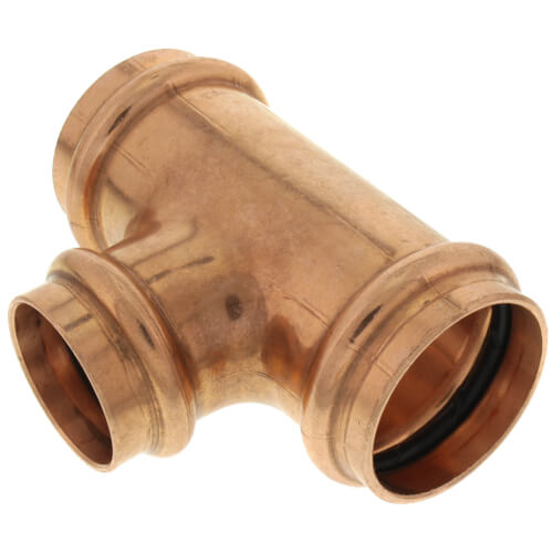 Main product image of 1-1/4" x 1-1/4" x 1" Press Copper Tee