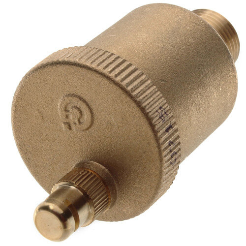 502043A Caleffi 502043A MINICAL Automatic Air Vent w/ Hygroscopic Safety Air Vent Cap (1/2" NPT)