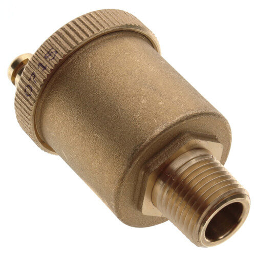 502043A Caleffi 502043A MINICAL Automatic Air Vent w/ Hygroscopic Safety Air Vent Cap (1/2" NPT)