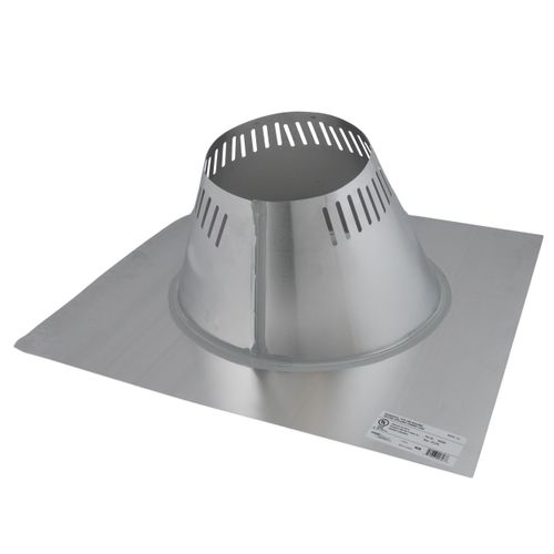 Main product image of 6" TLC Flashing, Flat-6/12 with Storm Collar (6TLCF6)