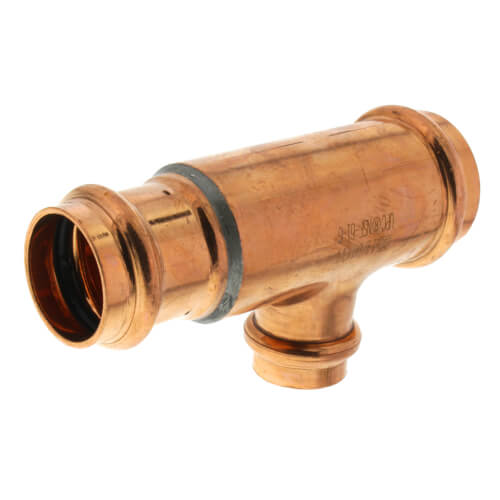 Main product image of 1-1/4" x 1" x 3/4" Press Copper Tee