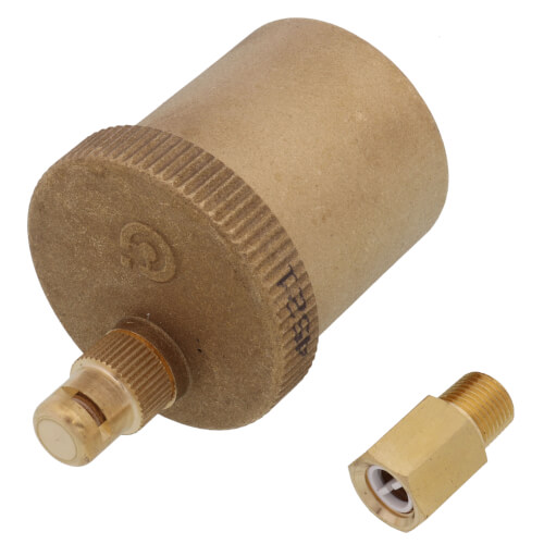 Main product image of 1/8" Male NPT MINICAL Automatic Air Vent w/ Service Check Valve and Hygroscopic Anti-Drip Cap
