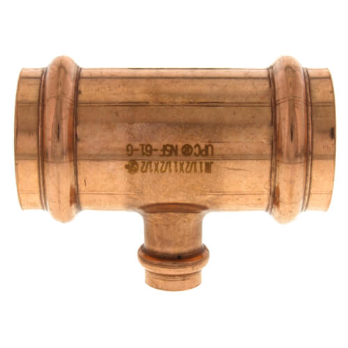 1-1/2" x 1-1/2" x 1/2" Press Copper Tee