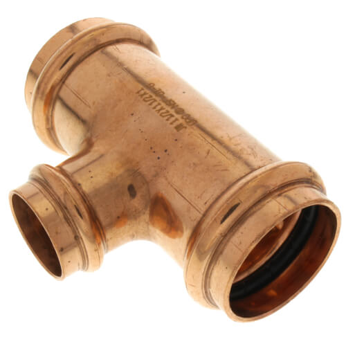 1-1/2" x 1-1/2" x 1" Press Copper Tee