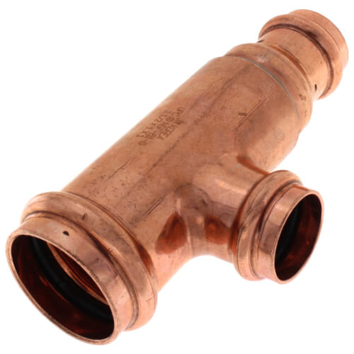 1-1/2" x 1" x 1" Press Copper Tee