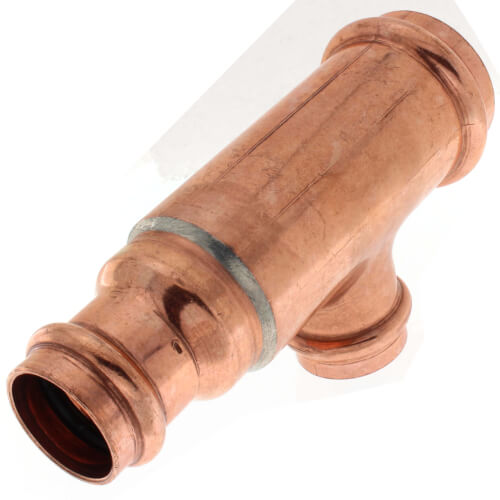 1-1/2" x 1" x 1" Press Copper Tee