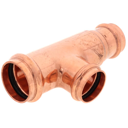 1-1/2" x 1-1/4" x 1-1/4" Press Copper Tee