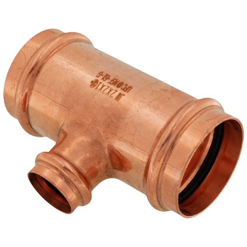 Main product image of 2" x 2" x 1" Press Copper Tee