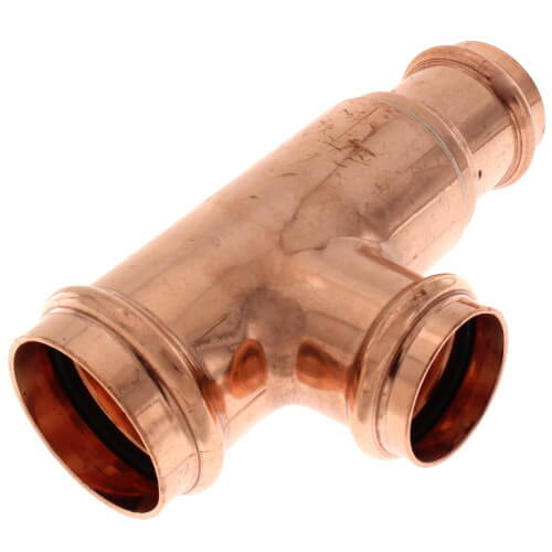 2" x 1-1/2" x 1-1/2" Press Copper Tee