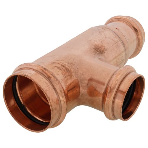 Main product image of 2" x 1-1/2" x 1-1/2" Press Copper Tee