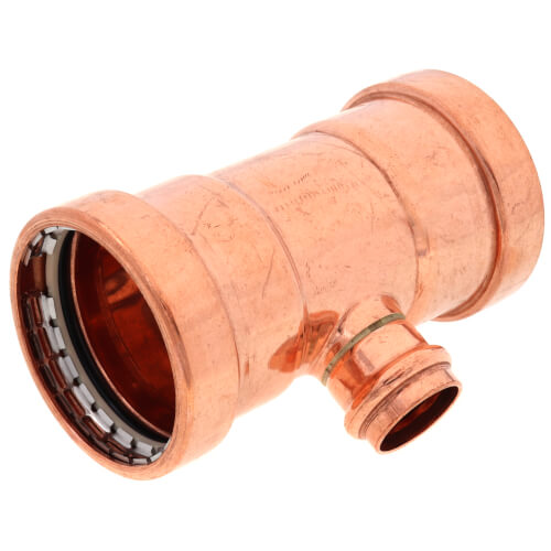 Main product image of 2-1/2" x 2-1/2" x 1" Press Copper Tee