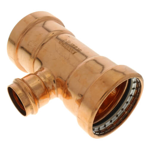 Main product image of 2-1/2" x 2-1/2" x 1-1/4" Press Copper Tee