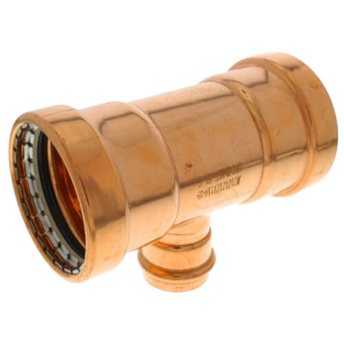 Main product image of 2-1/2" x 2-1/2" x 1-1/4" Press Copper Tee