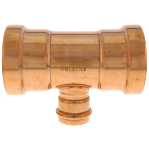 Main product image of 2-1/2" x 2-1/2" x 1-1/4" Press Copper Tee