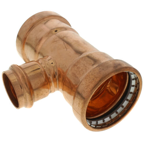 Main product image of 2-1/2" x 2-1/2" x 1-1/2" Press Copper Tee